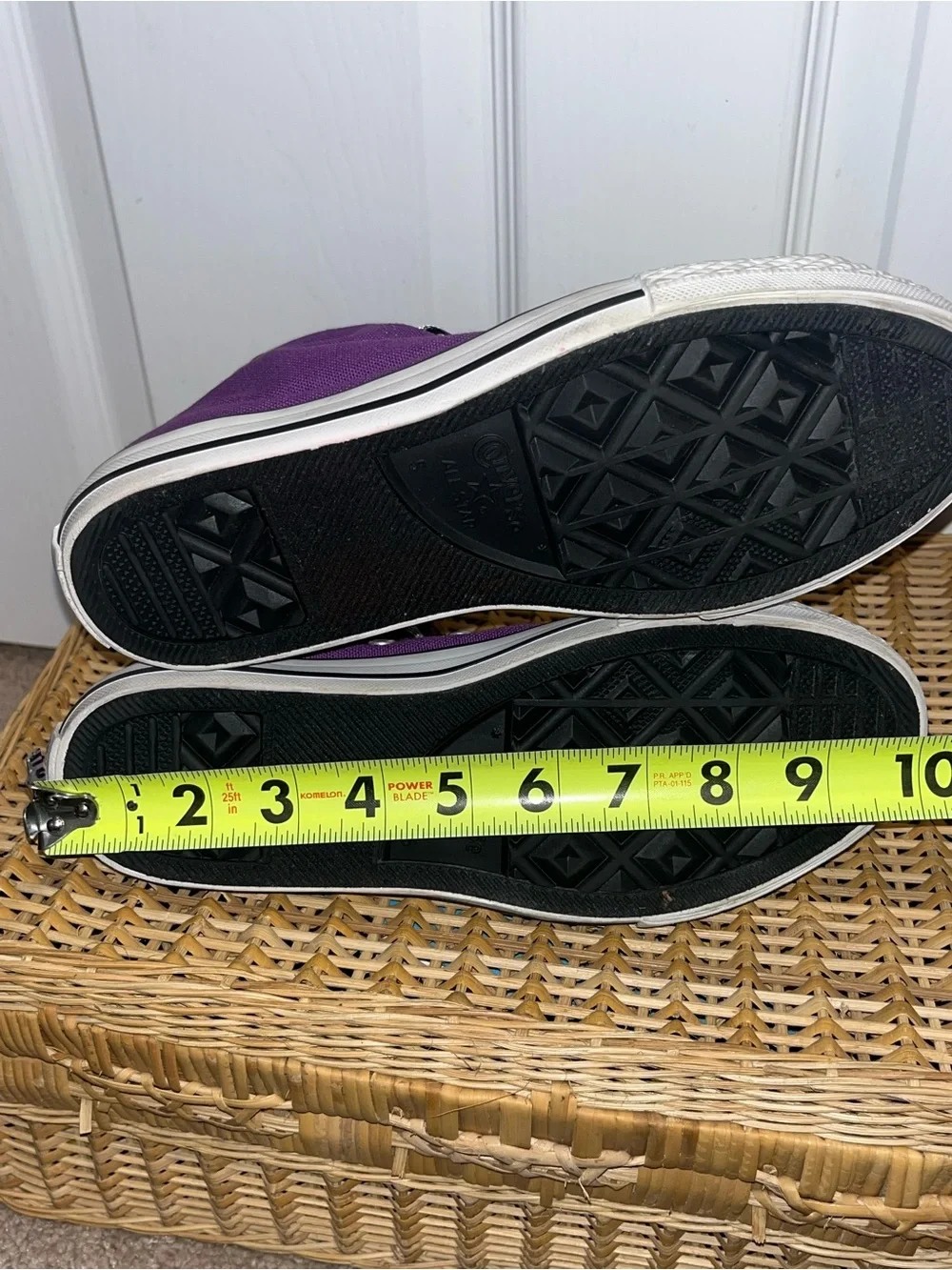 CONVERSE Purple and silver tall sneakers purple and silver